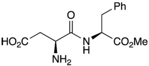 Structural Formula of Aspartame